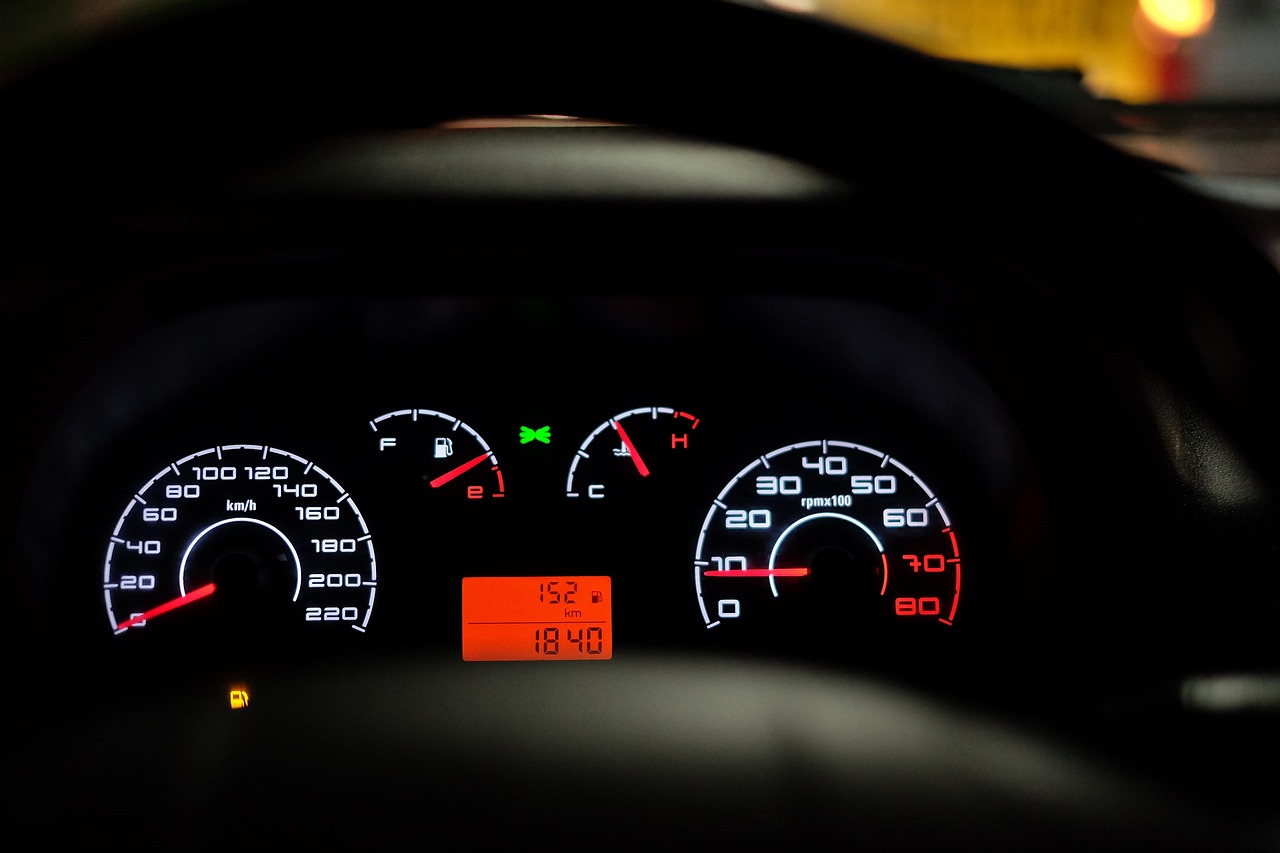 tableau de bord de voiture