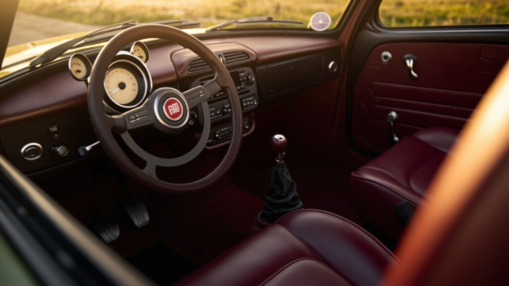 Découvrez l'intérieur de la fiat 500 : histoire et modernité réunies