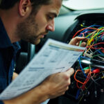 Installer un schéma branchement autoradio couleur fils