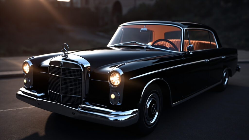 Mercedes benz w100 : une icône de luxe intemporel