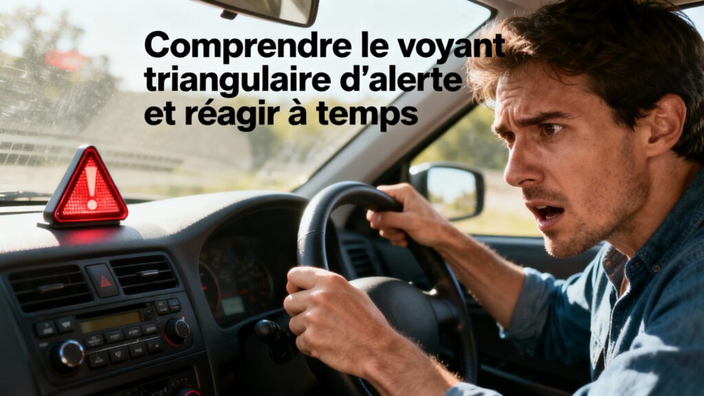 Comprendre le voyant triangulaire d'alerte et réagir à temps with text