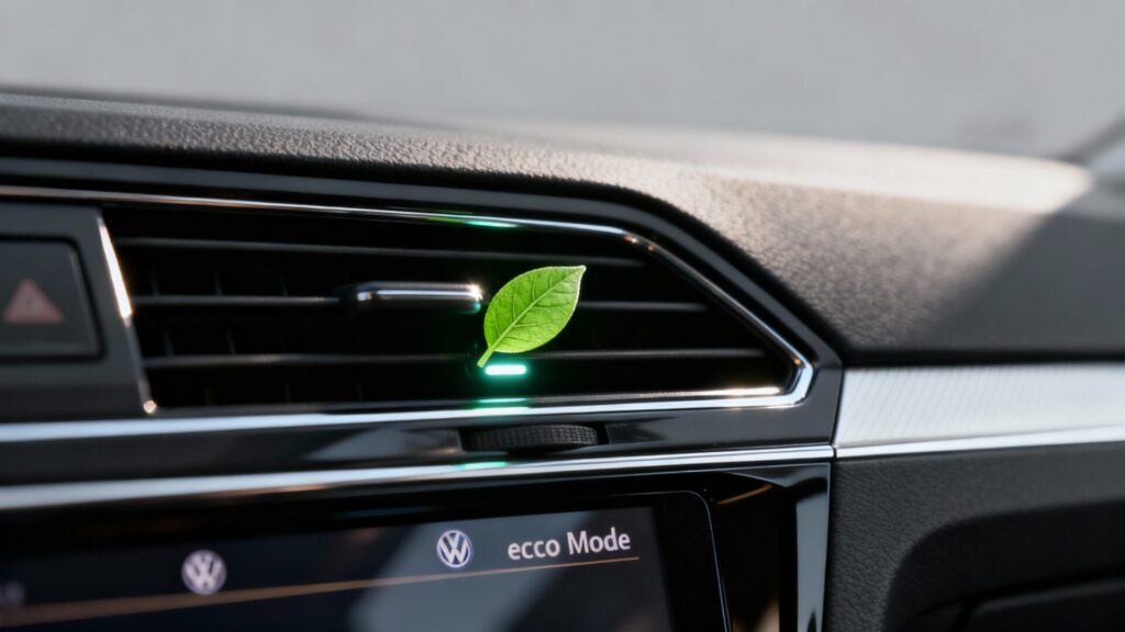 Que signifie le voyant mode éco sur une Volkswagen without any text