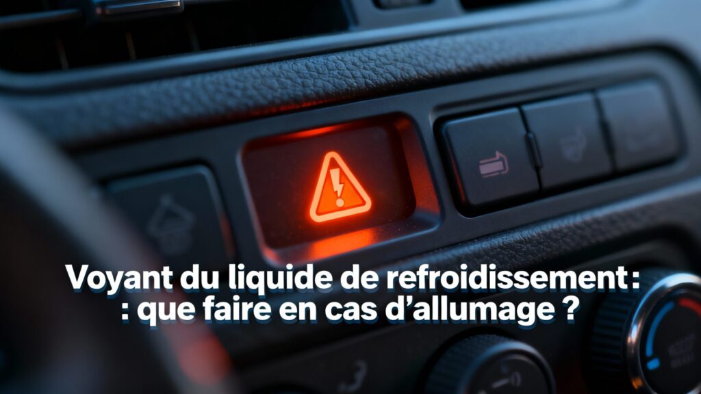 Voyant du liquide de refroidissement : que faire en cas d'allumage ? with text