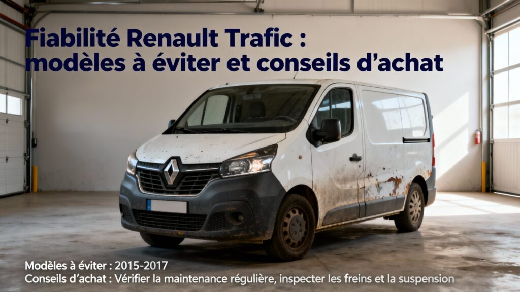 Fiabilité Renault Trafic : modèles à éviter et conseils d'achat with text