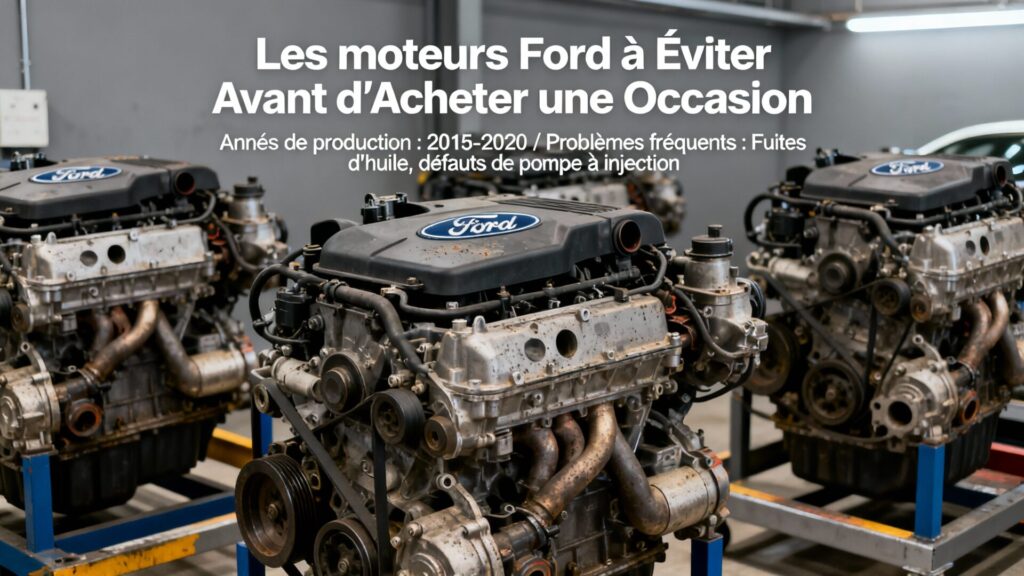 Les moteurs ford à éviter avant d'acheter une occasion with text
