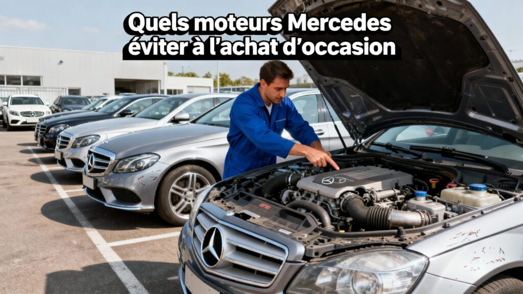 Quels moteurs Mercedes éviter à l'achat d'occasion with text