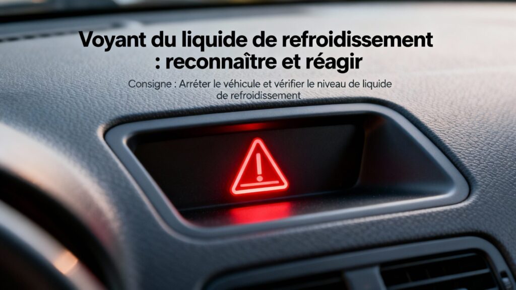 Voyant du liquide de refroidissement : reconnaître et réagir with text
