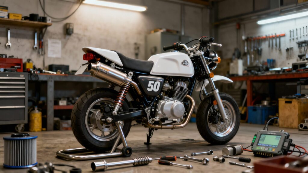 Améliorer les performances de votre 50cc en respectant la loi without any text