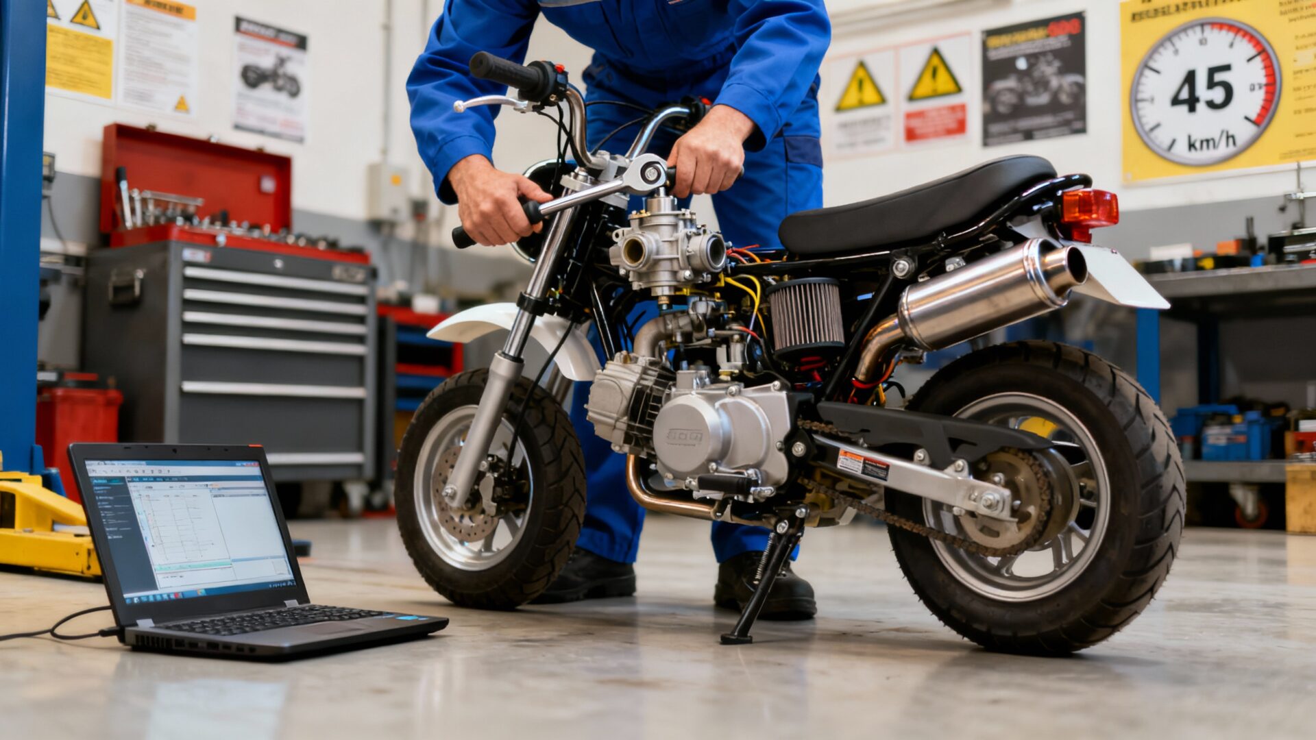 Améliorer les performances de votre 50cc en respectant la loi without any text