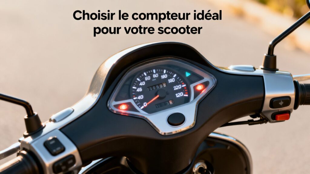 Choisir le compteur idéal pour votre scooter with text