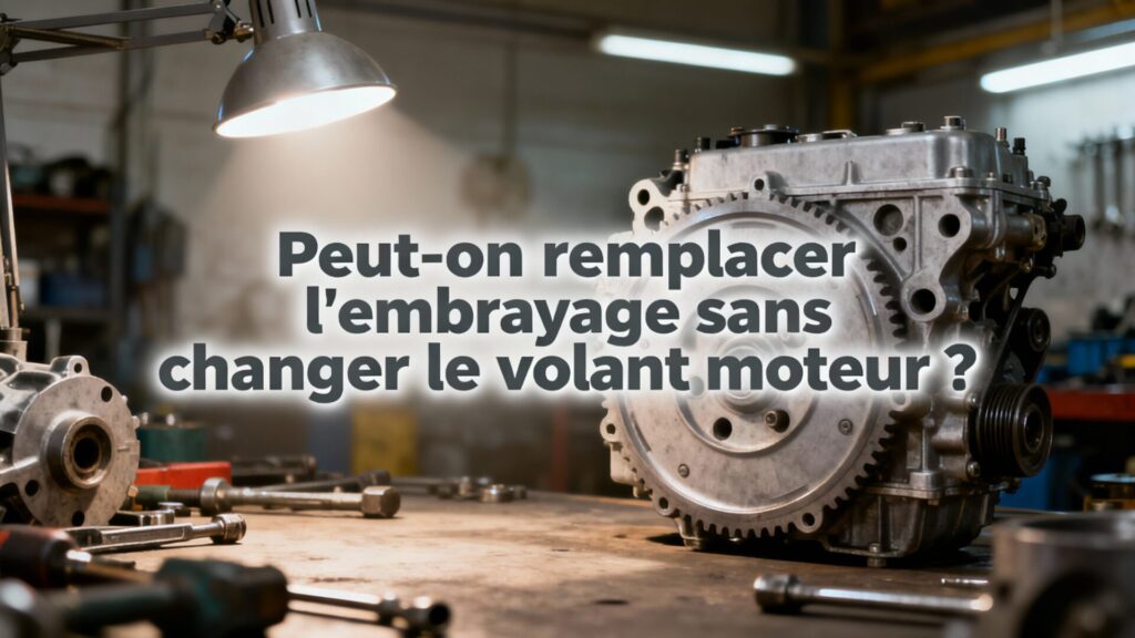 Peut-on remplacer l'embrayage sans changer le volant moteur ? with text