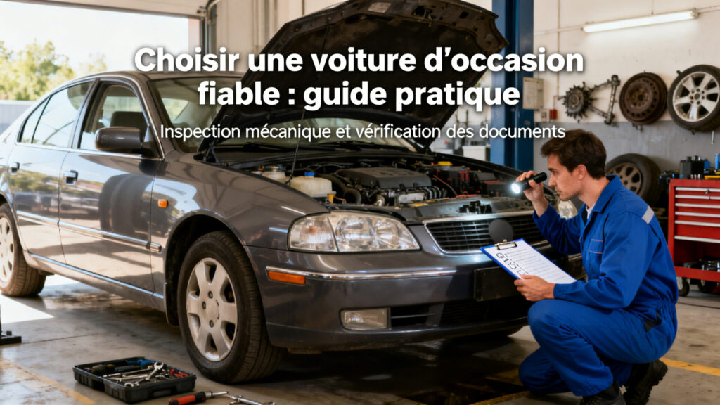 Choisir une voiture d'occasion fiable : guide pratique with text