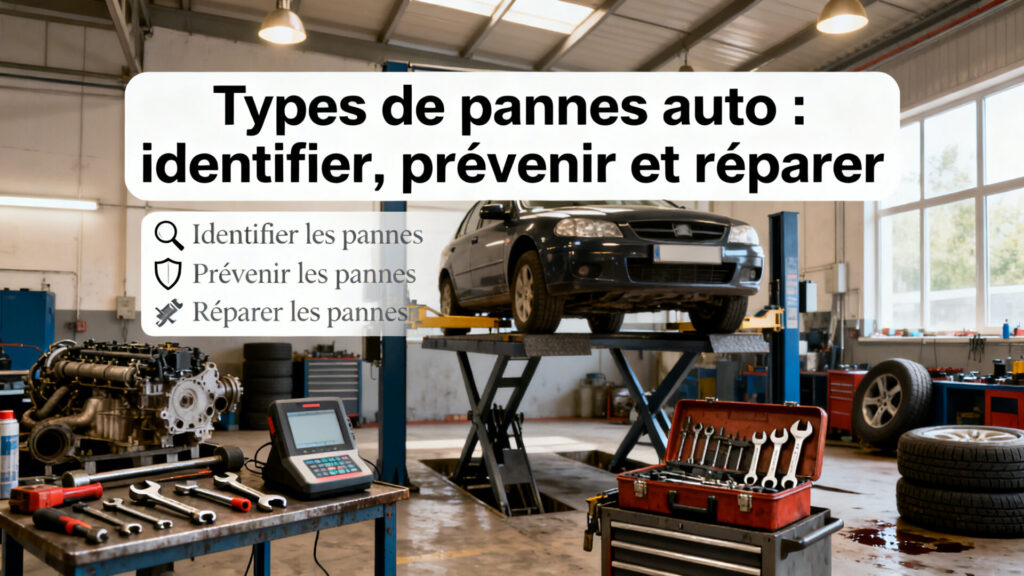 Types de pannes auto : identifier, prévenir et réparer with text
