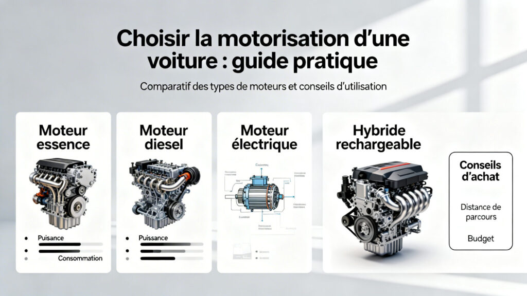 Choisir la motorisation d'une voiture : guide pratique with text