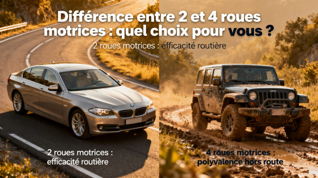 Différence entre 2 et 4 roues motrices : quel choix pour vous ? with text