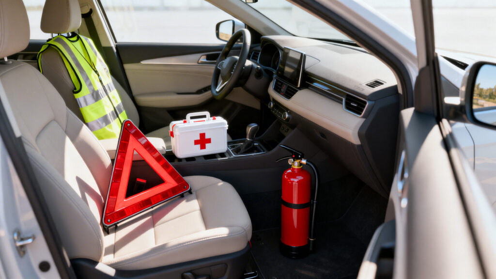Équipements obligatoires en voiture : liste et conseils without any text