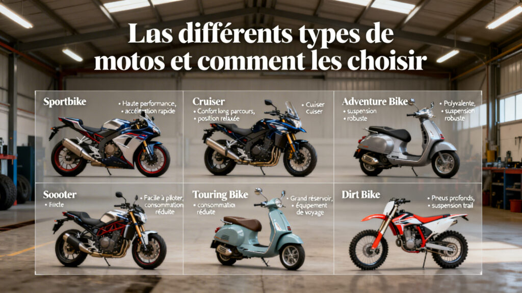 Les différents types de motos et comment les choisir with text
