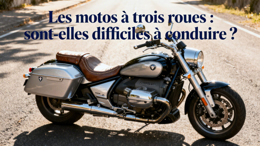 Les motos à trois roues : sont-elles difficiles à conduire ? with text