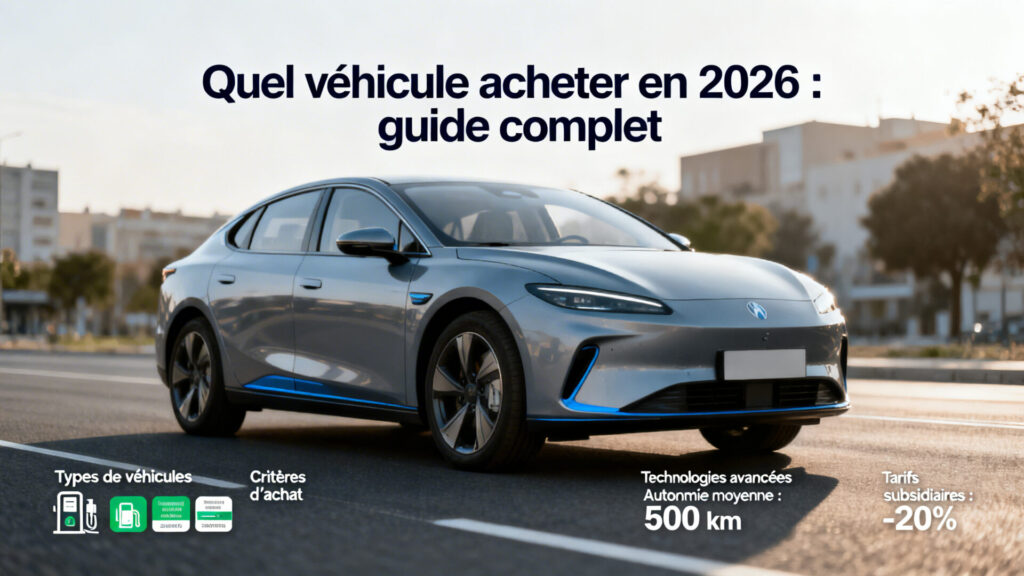 Quel véhicule acheter en 2026 : guide complet with text