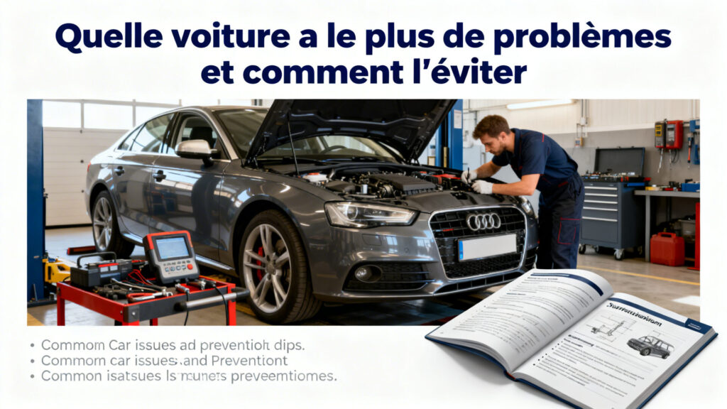Quelle voiture a le plus de problèmes et comment l'éviter with text