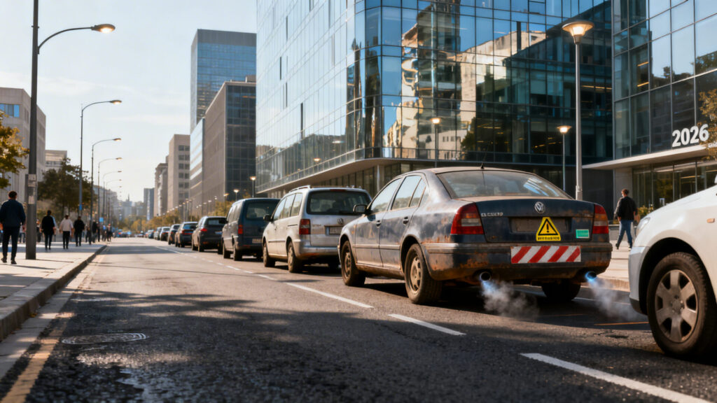 Quels véhicules ne pourront plus rouler en 2026 dans les centres urbains without any text