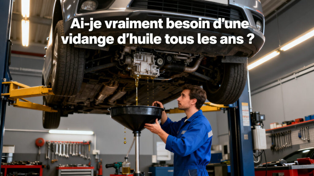 Ai-je vraiment besoin d'une vidange d'huile tous les ans ? with text