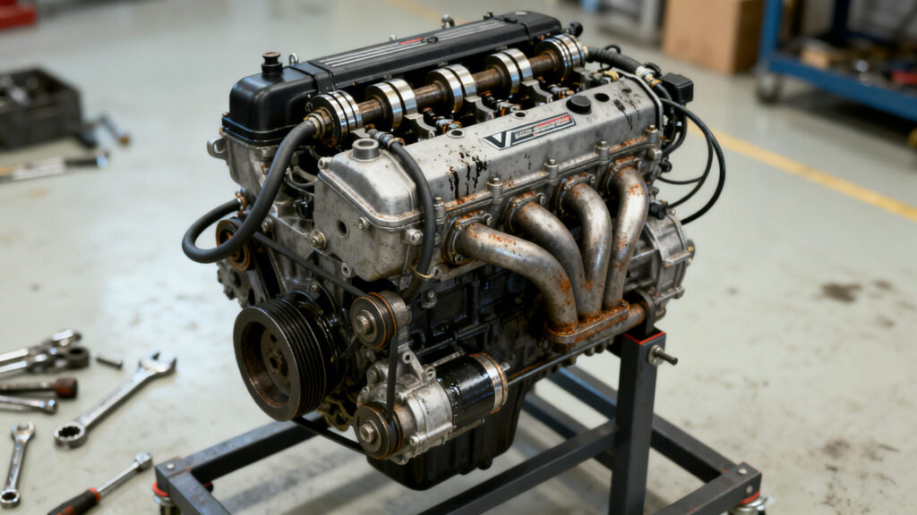 Combien de temps vit un moteur de voiture ? without any text