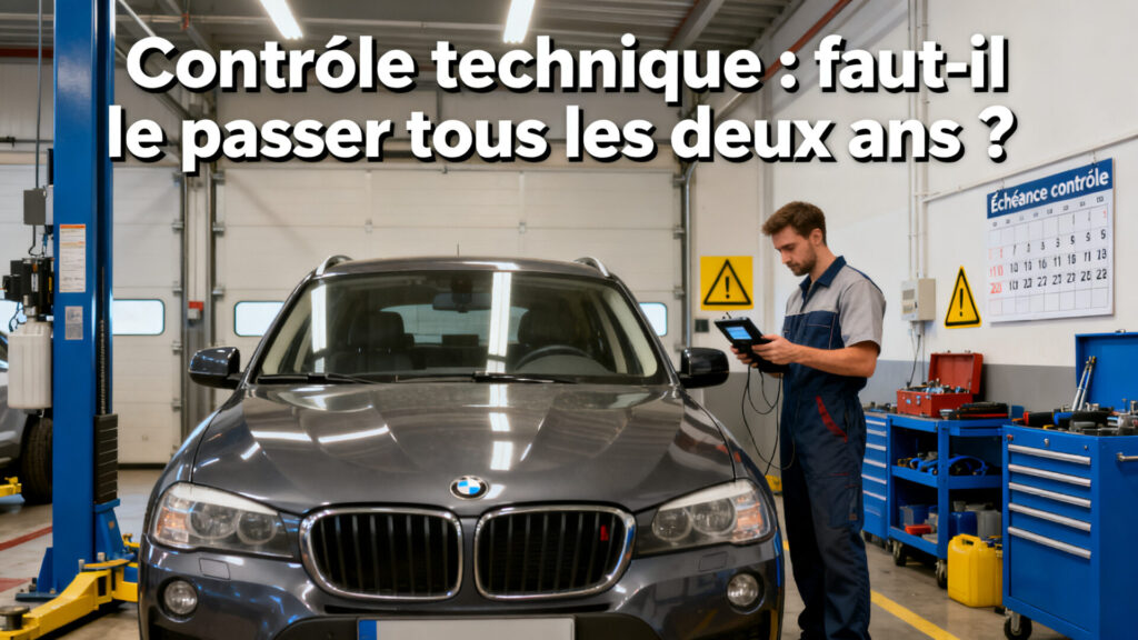 Contrôle technique : faut-il le passer tous les deux ans ? with text
