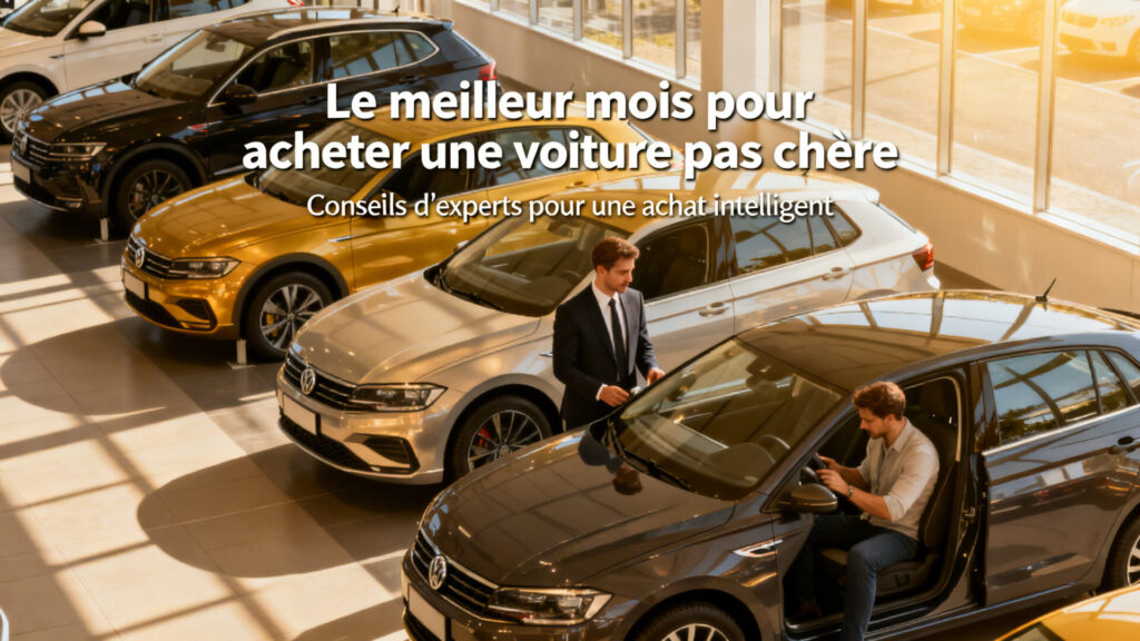 Le meilleur mois pour acheter une voiture pas chère with text