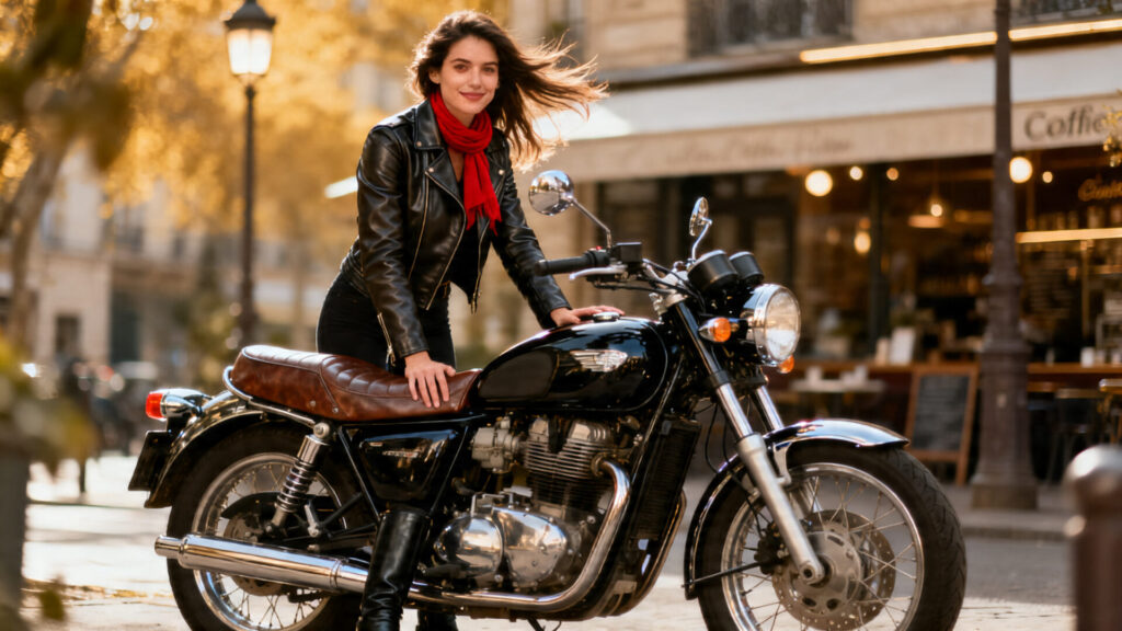 Pourquoi les femmes sont attirées par les motards without any text