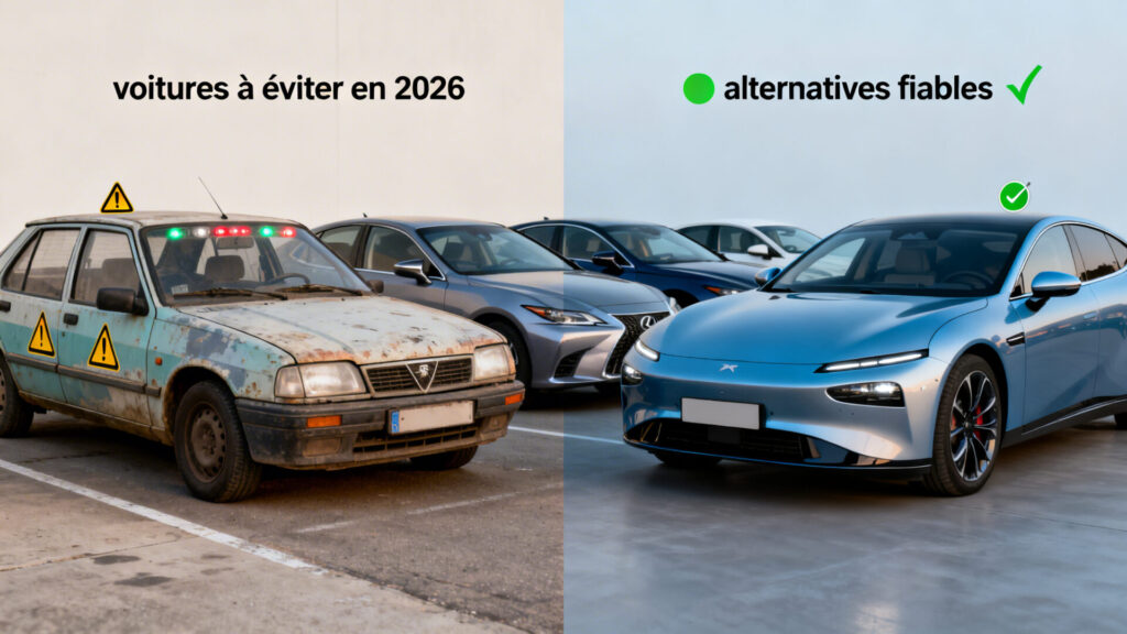 Quelle voiture éviter en 2026 : modèles à fuir et alternatives fiables without any text