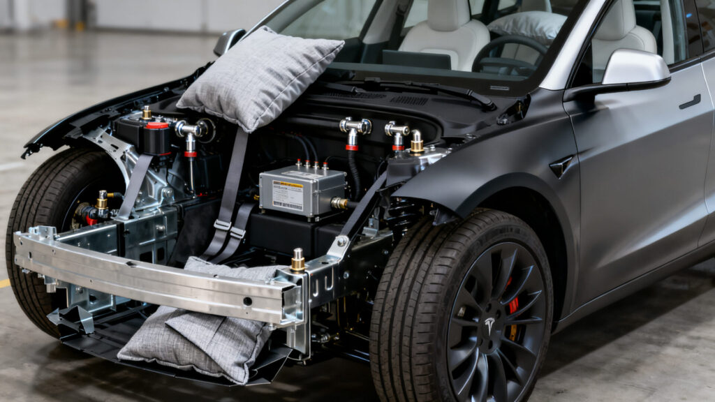 Sécurité active et passive : équipements essentiels de la voiture without any text