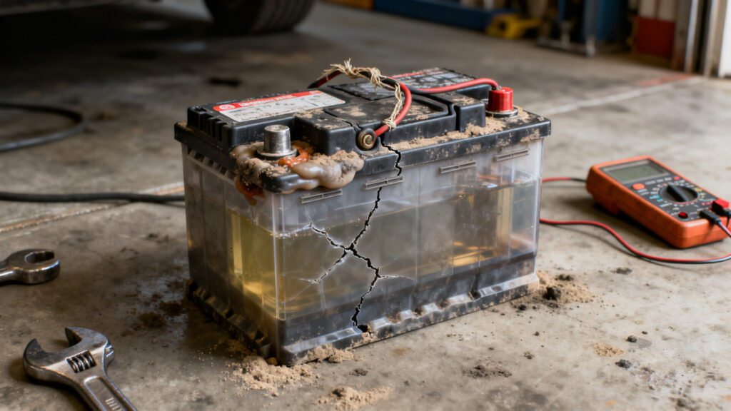 Comment reconnaître qu'une batterie de voiture est en fin de vie without any text