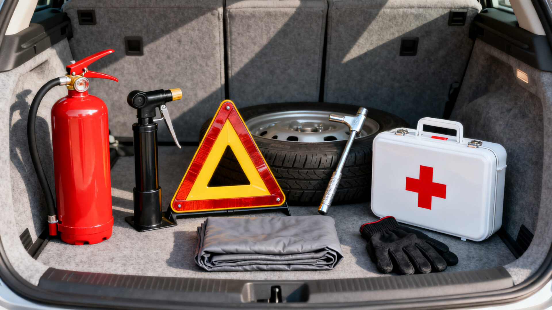Les indispensables à avoir dans sa voiture without any text