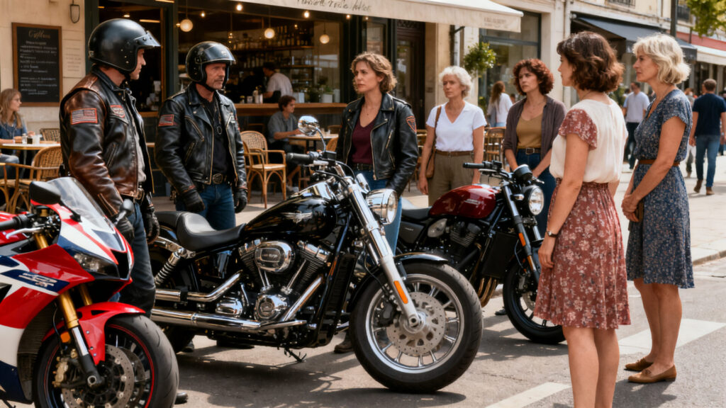 Les motards plaisent-ils aux femmes ? without any text