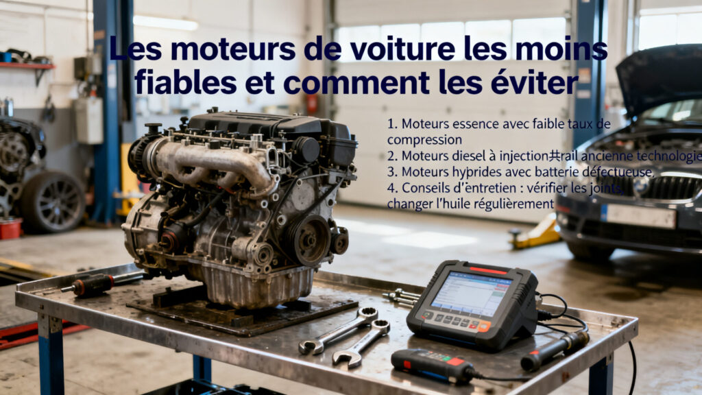 Les moteurs de voiture les moins fiables et comment les éviter with text