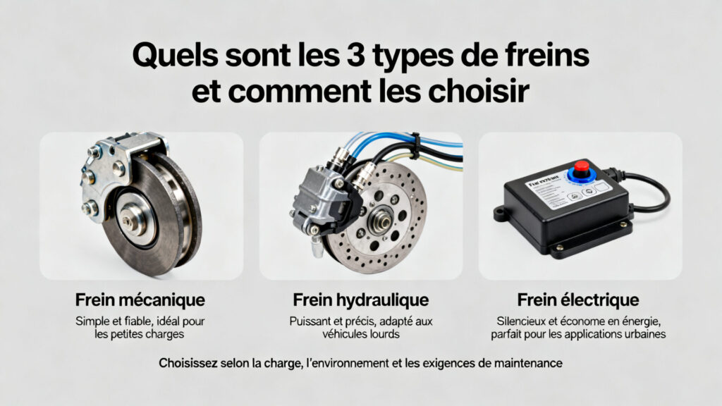 Quels sont les 3 types de freins et comment les choisir with text