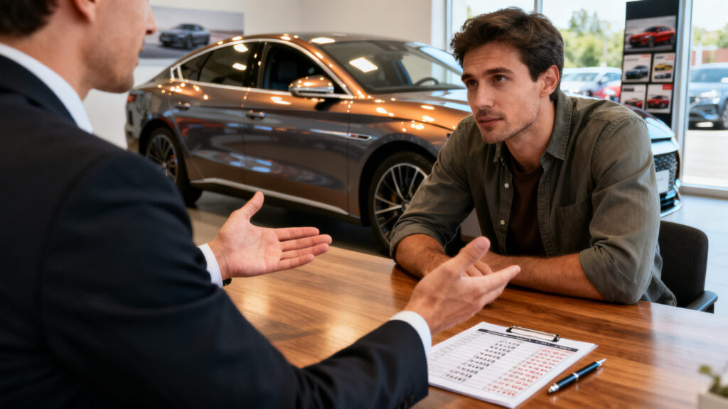 Comment négocier une remise sur une voiture neuve without any text