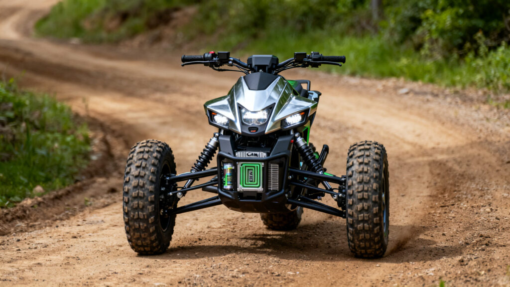 Découvrir la moto can-am : trois-roues, tout-terrain et électrique without any text