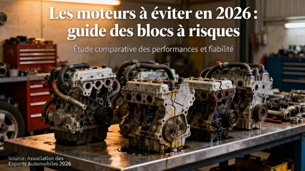 Les moteurs à éviter en 2026 : guide des blocs à risques with text
