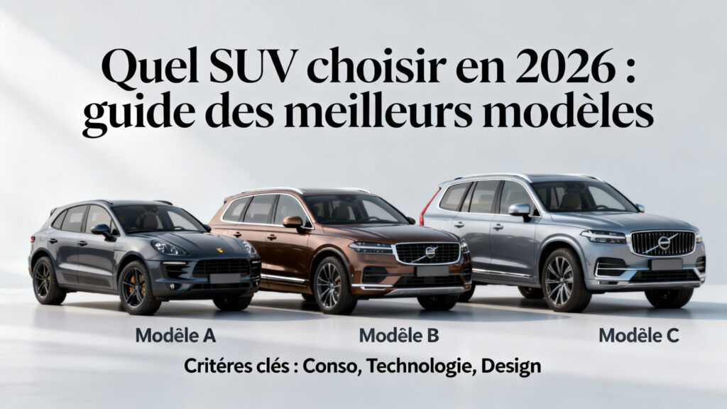 Quel SUV choisir en 2026 : guide des meilleurs modèles with text