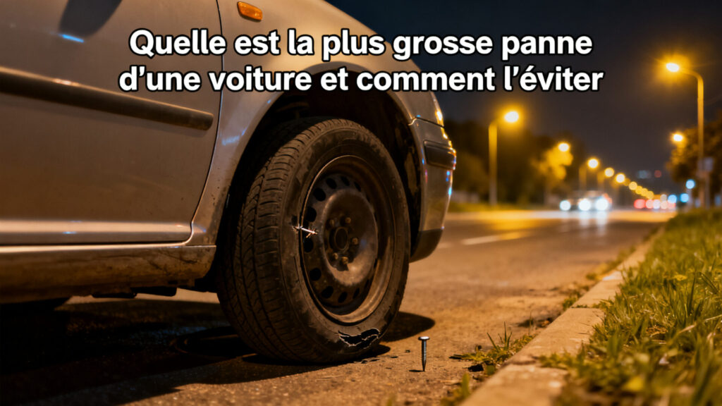 Quelle est la plus grosse panne d'une voiture et comment l'éviter with text