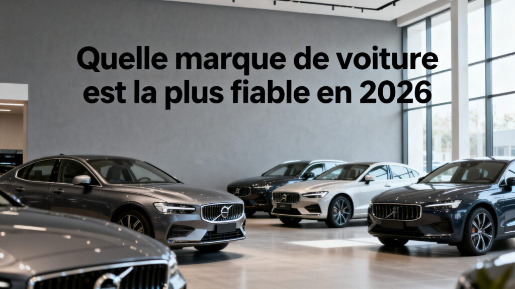 Quelle marque de voiture est la plus fiable en 2026 with text