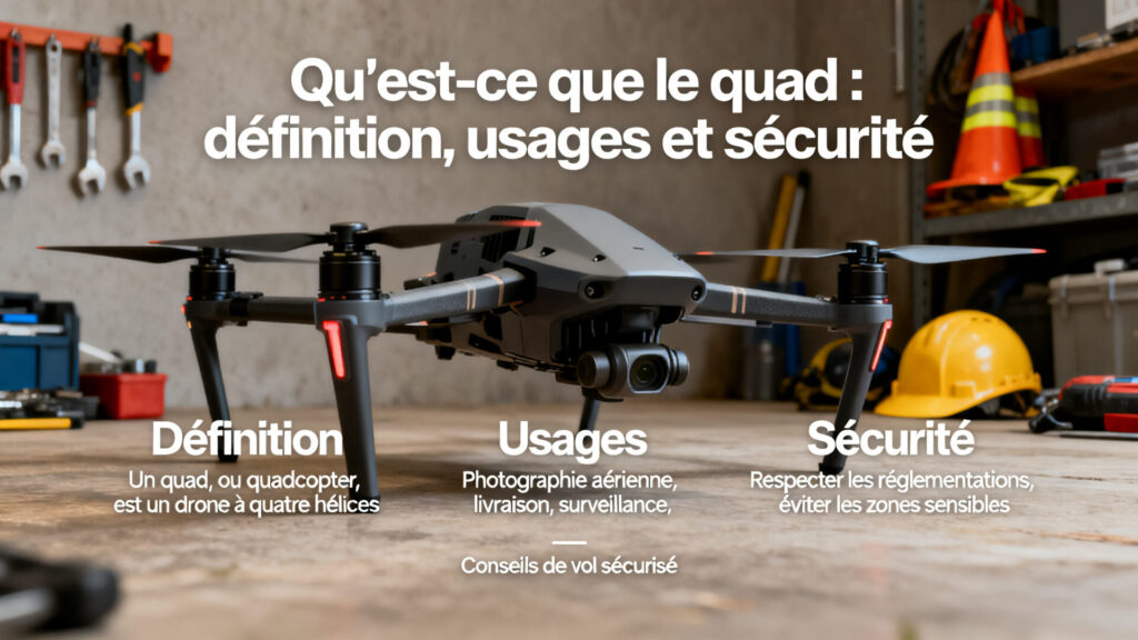 Qu'est-ce que le quad : définition, usages et sécurité with text