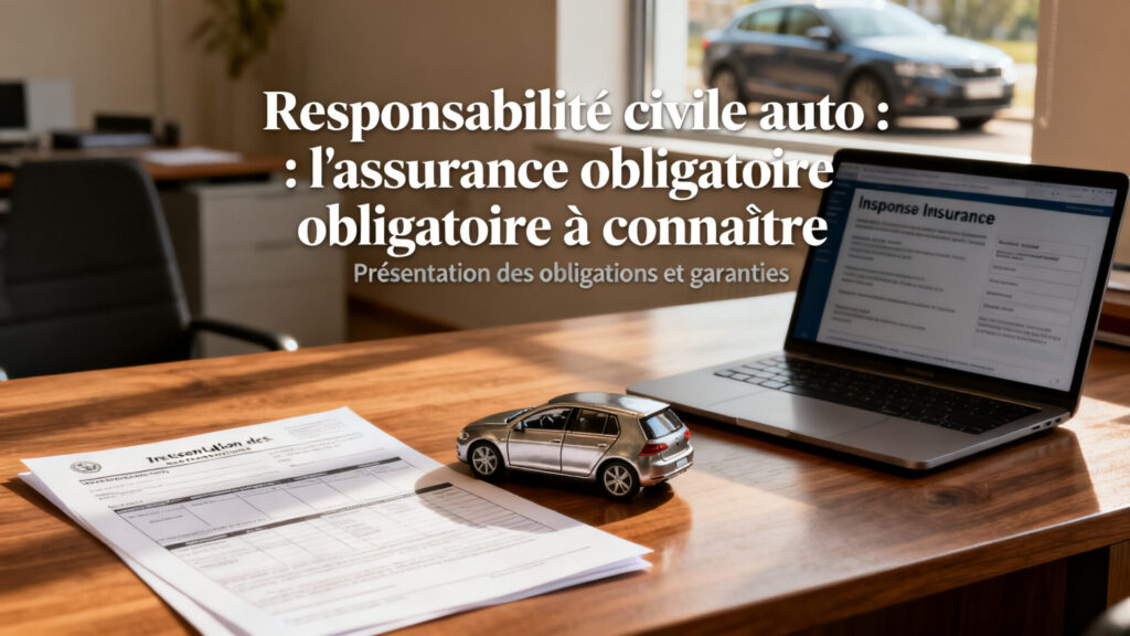 Responsabilité civile auto : l'assurance obligatoire à connaître with text