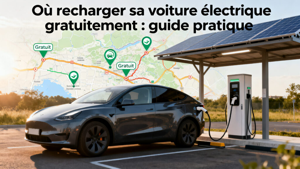 Où recharger sa voiture électrique gratuitement : guide pratique with text
