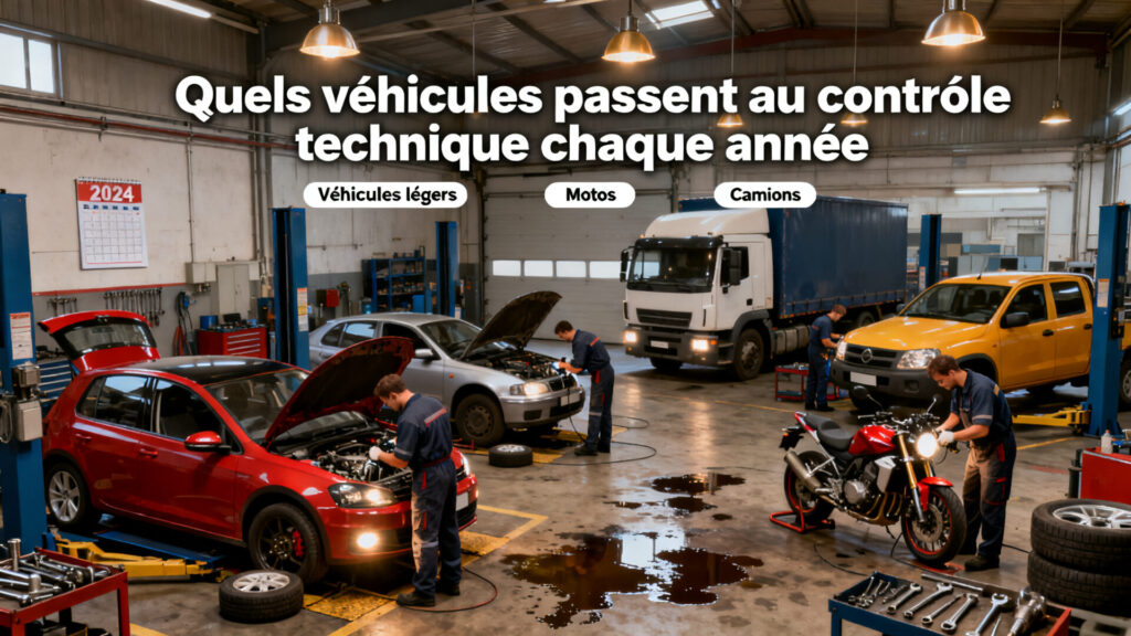 Quels véhicules passent au contrôle technique chaque année with text
