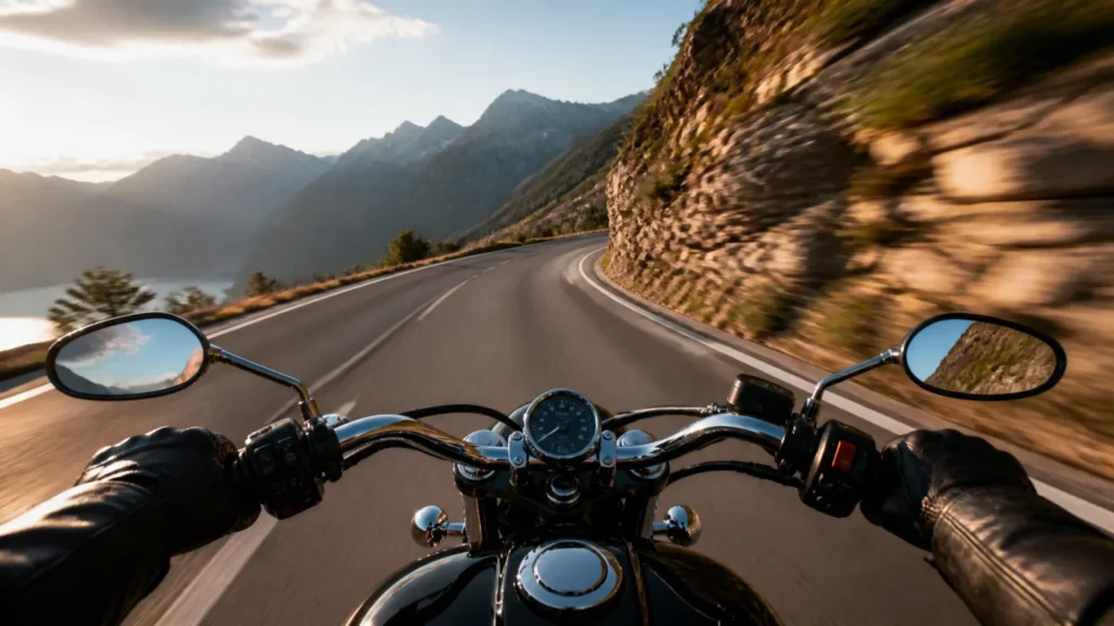 What a pleasure it is to ride a motorcycle! The sensations and the freedom at the handlebars