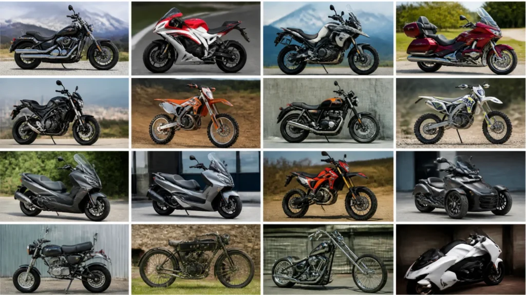 What are all the types of motorcycles? A complete guide to the categories